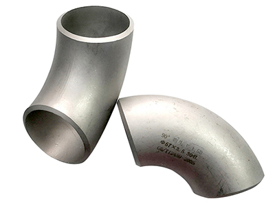 Stainless Steel / Carbon Steel Weld Butt Welded 90 Degree Sr / Lr Elbow