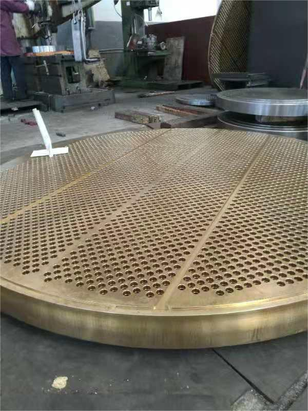 High Quality Customized Copper Alloy Tubesheet