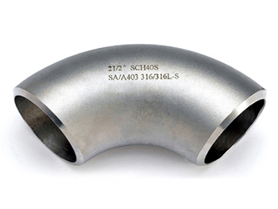 Stainless Steel / Carbon Steel Weld Butt Welded 90 Degree Sr / Lr Elbow